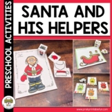 Santa & Helpers Elves Reindeer Activities - Preschool Chri