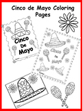 Preschool Cinco de Mayo Coloring Pages | 