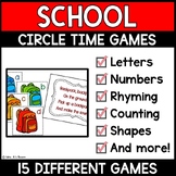 Preschool Circle Time | Back to School Activities