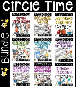Preview of Preschool Circle Time Bundle