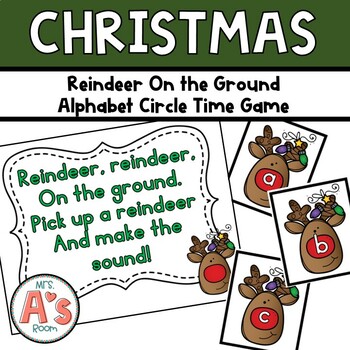 Preview of Preschool Circle Time | Christmas Activities | Alphabet & Letter Sounds