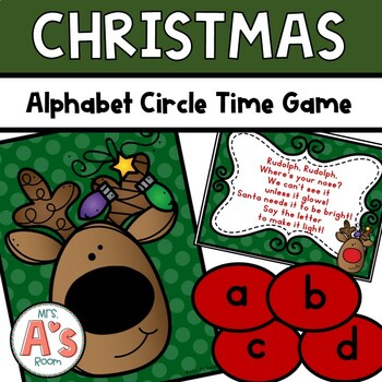 Preview of Preschool Circle Time | Christmas Activities | Letter Recognition