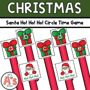 Preview of Preschool Circle Time | Christmas Activities | Letter Recognition