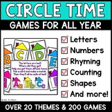 Preschool Circle Time Games for All Year for Letters, Numb