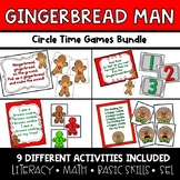 Preschool Circle Time | Gingerbread Man Activities