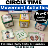 Preschool Circle Time Movement Exercise Activities, Center
