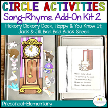 Preview of Preschool Circle Time Songs & Nursery Rhymes Activities for Early Childhood