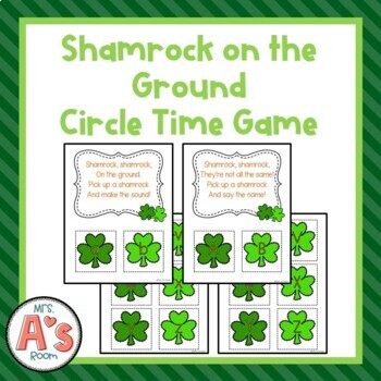 Preview of Preschool Circle Time | St Patricks Day Activity | Letter Recognition