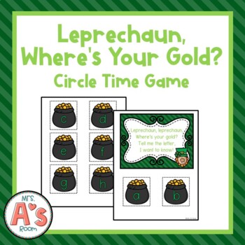 Preview of Preschool Circle Time | St Patricks Day Activity | Letter Recognition