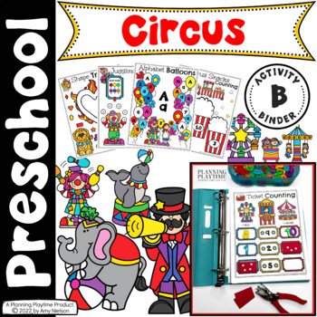 Preview of Preschool Circus Activities