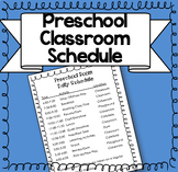 Daily Schedule Preschool Worksheets & Teaching Resources | TpT