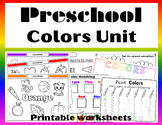 Preschool Color Unit