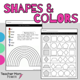 Preschool Colors and Shape Names (Tracing & Recognition Wo