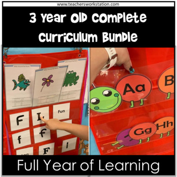 Preview of Preschool Complete Curriculum - 3 Year Olds