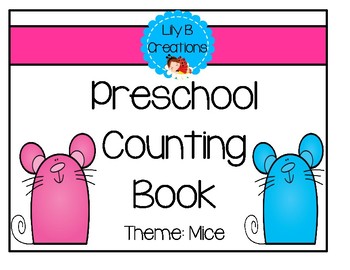 Preview of Preschool Counting Book - Mice
