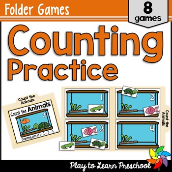 Preview of Preschool Math -  Counting Games, Numbers for Preschool, PreK and Kinder