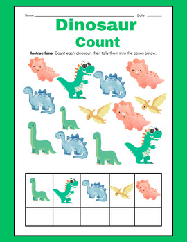 Preview of Preschool Counting Workbook Part 2 - Find, Tally & Write Numbers Activity Pages