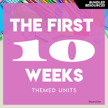 Preview of Preschool Curriculum BUNDLE 1 The First 10 Weeks