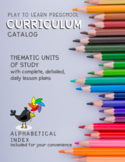 Preschool Curriculum Catalog