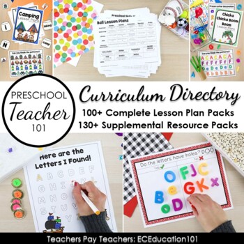 Preview of Preschool Curriculum Catalog and Preschool Theme Directory