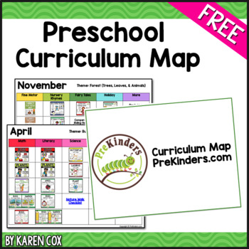 Preview of Preschool Curriculum Map / Pacing Guide for Preschool, Pre-K