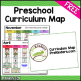 Preschool Curriculum Map / Pacing Guide for Preschool, Pre-K