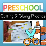 Preschool - Cutting and Gluing Practice