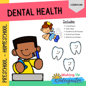 Preview of Dental Health Preschool Activities | Lesson Plan-Comprehension-Small Group-Craft