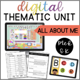 Preschool Digital Thematic Unit: All About Me - Distance Learning