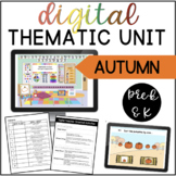 Preschool Digital Thematic Unit- Autumn - Distance Learning