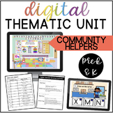 Preschool Digital Thematic Unit- Community Helpers - Dista