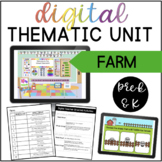 Preschool Digital Thematic Unit: Farm - Distance Learning