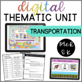 Preschool Digital Thematic Unit: Transportation - Distance