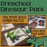 Preschool Dinosaurs, Fossils, and Paleontology Activities