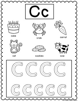 Preschool Distance Learning: Alphabet Letter Tracing Worksheets | TpT