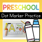 Preschool Dot Marker Letter Practice - Uppercase and Lower
