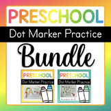 Preschool Dot Marker Practice - BUNDLE - Letters & Numbers