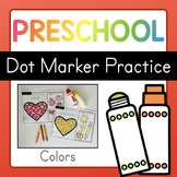 Preschool Dot Marker Practice - Colors - FREE!