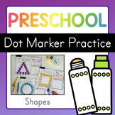 Preschool Dot Marker Practice - Shapes - FREE!