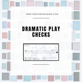 Preview of Preschool Dramatic Play Checks