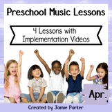Preschool / Early Childhood Music Lesson Plans {April}