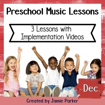 Preview of Preschool / Early Childhood Music Lesson Plans {December}