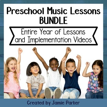 Preview of Preschool / Early Childhood Music Lesson Plans {Entire School Year}
