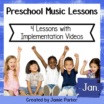 Preview of Preschool / Early Childhood Music Lesson Plans {January}