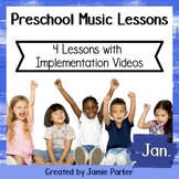 Preschool / Early Childhood Music Lesson Plans {January}