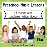 Preschool / Early Childhood Music Lesson Plans {March}