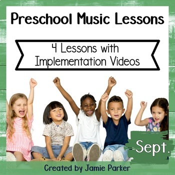 Preview of Preschool / Early Childhood Music Lesson Plans {September}