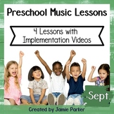 Preschool / Early Childhood Music Lesson Plans {September}