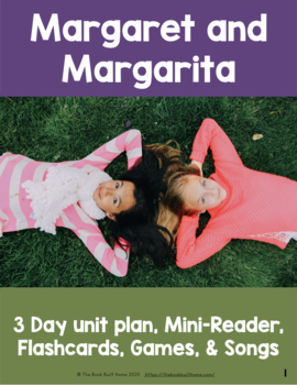 Preview of Preschool/Elementary Spanish - Book Unit Plan for Margaret and Margarita