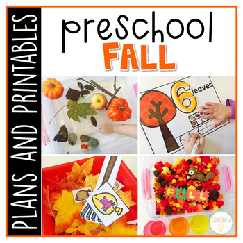 Preview of Preschool: Fall {Plans and Printables}